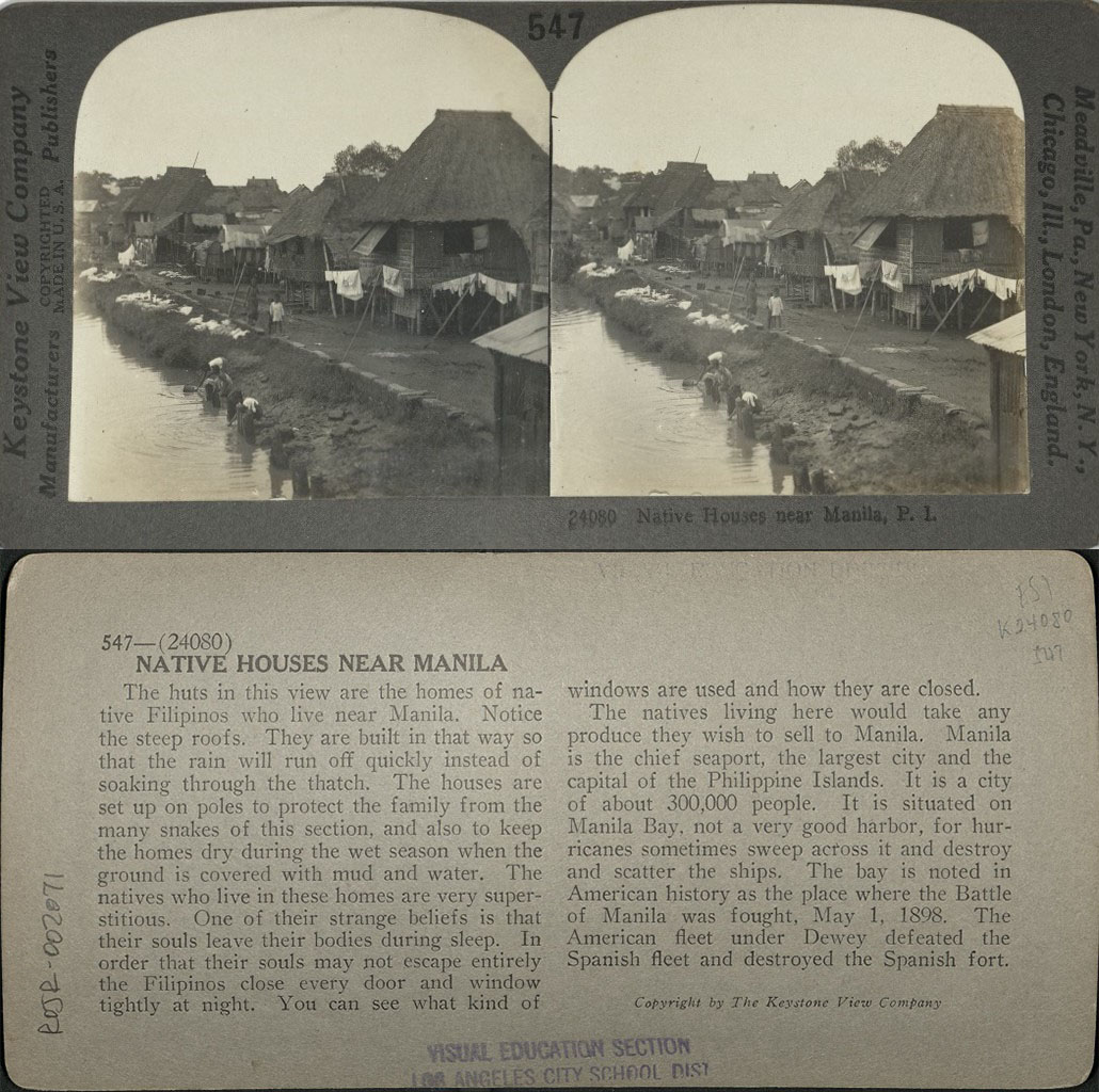 Native Homes near Manila, P. I.